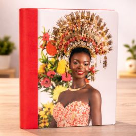 ALBUM FOTO ACRIL / PLEXIGLAS PIELE ECOLOGICA - PORTRET 20x15