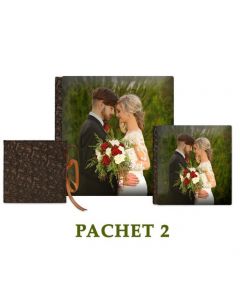 Pachet 2 Wedding Forever (2 albume foto si carcasa stick)